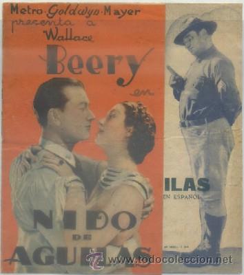 Cine: PROGRAMA DOBLE DE CINE: NIDO DE AGUILAS. A&Ntilde;O 1941 PC-3195 - Foto 1