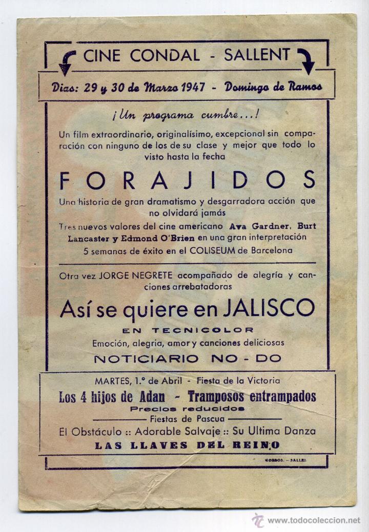 Cine: FORAJIDOS, con Ava Gardner. - Foto 2