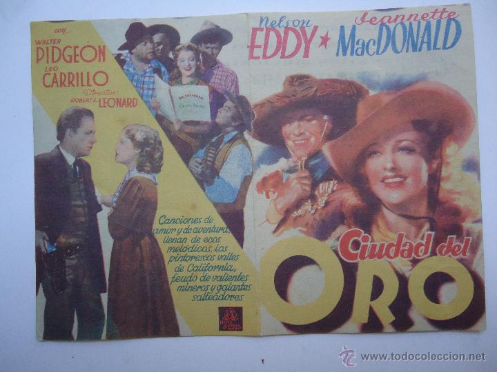 Cine: CIUDAD DEL ORO. DOBLE EN 3 POSICIONES. C/P.TEATRO CINE VILLAMARTA. ALB.