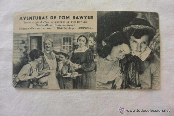 Cinema: Folleto mano cine AVENTURAS DE TOM SAWYER