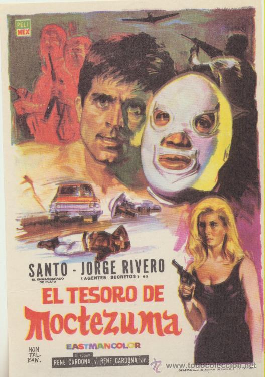 Cine: El Tesoro de Moctesuma. Sencillo de Pelimex.  &iexcl;IMPECABLE! - Foto 1