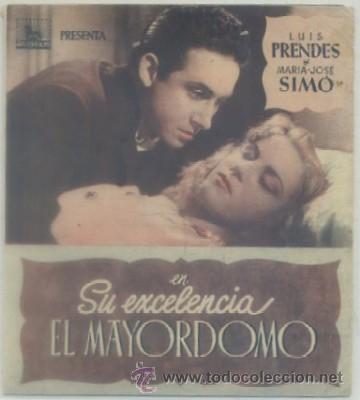 Cine: PROGRAMA DOBLE DE CINE: SU EXCELENCIA EL MAYORDOMO PC-3279 - Foto 1