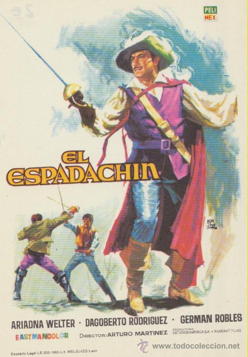 Cine: El Espadach&iacute;n. Sencillo de Pelimex. &iexcl;IMPECABLE! - Foto 1
