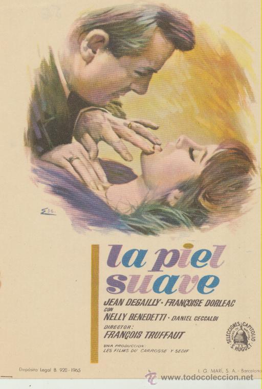  Foglietti di film di film antichi di cinema: La Piel suave. Sencillo de Capitolio.