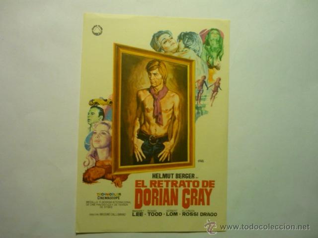 Cine: PROGRAMA EL RETRATO DE DORIAN GRAY-HELMUT BERGER - Foto 1