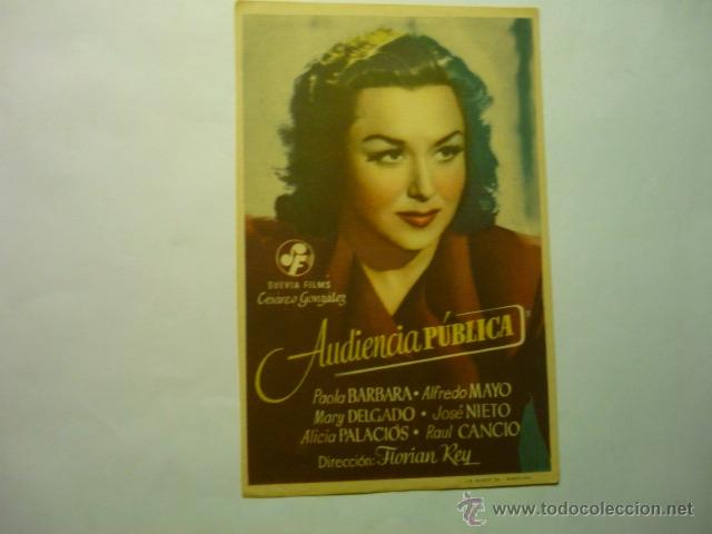 Cine: PROGRAMA AUDIENCIA PUBLICA- ALFREDO MAYO - Foto 1