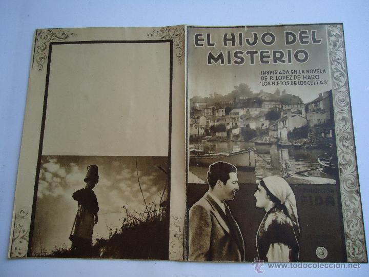 Cinema: EL HIJO DEL MISTERIO. ANTO&Ntilde;ITA COLOM&Eacute;, FELIX DE POMES. DOBLE,TAMA&Ntilde;O GRANDE.23X16.ALB