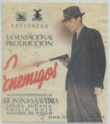 Cine: PROGRAMA DOBLE DE CINE: ENEMIGOS PC-3318 - Foto 1