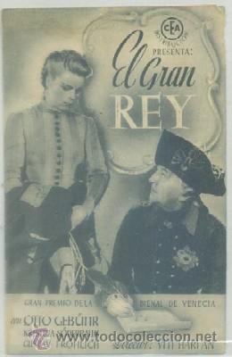 Cine: PROGRAMA DOBLE DE CINE: EL GRAN REY PC-3335 - Foto 1