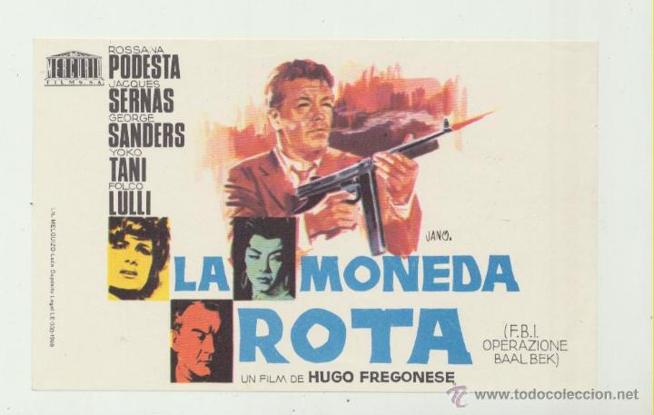 Cine: La Moneda Rota. Sencillo de Mercurio. &iexcl;IMPECABLE! - Foto 1
