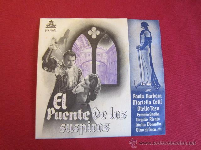 Cine: EL PUENTE DE LOS SUSPIROS - Foto 1