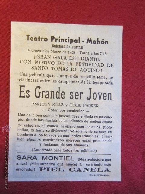 Cine: ES GRANDE SER JOVEN - Foto 2