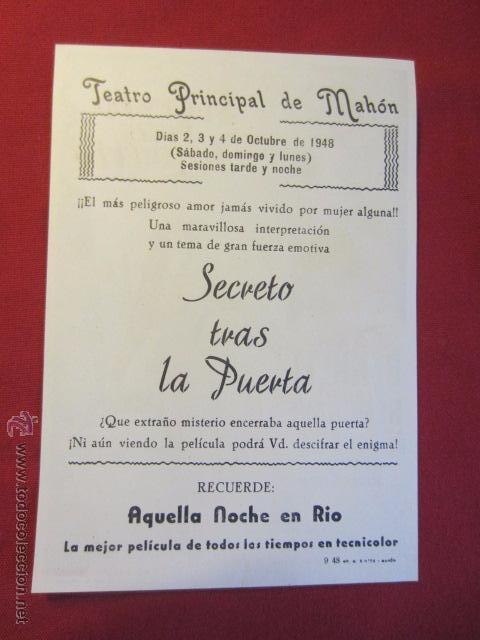 Cine: SECRETO TRAS LA PUERTA - Foto 2