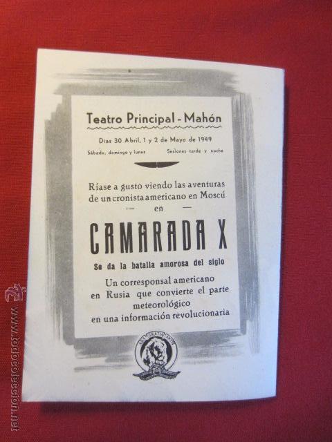 Cine: CAMARADA X - Foto 3