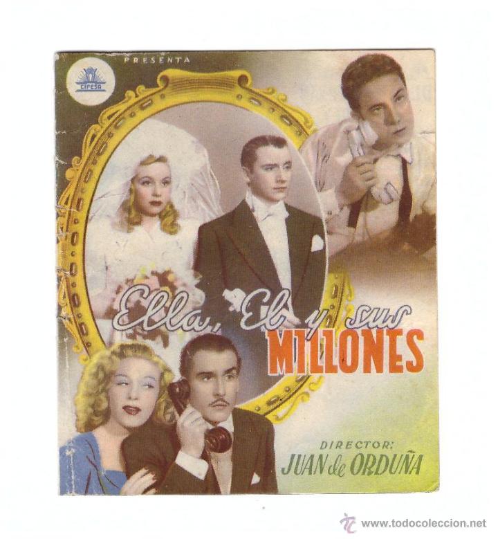 Cine: Ella,El y sus Millones. Doble de Cifesa. - Foto 1