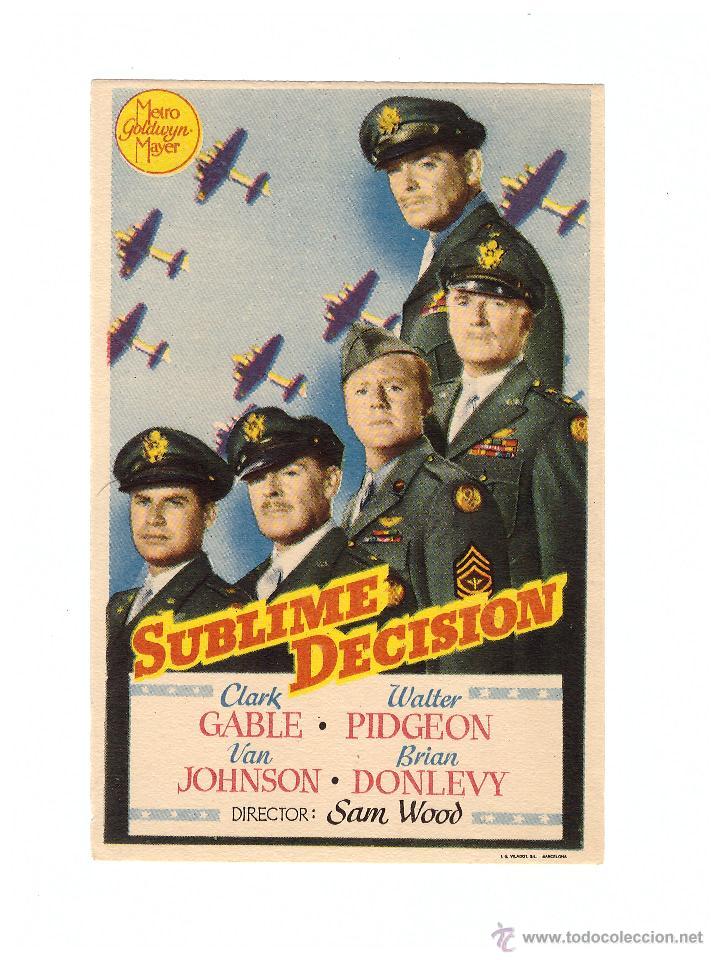 Cine: Sublime Decisi&oacute;n. Sencillo de MGM. - Foto 1