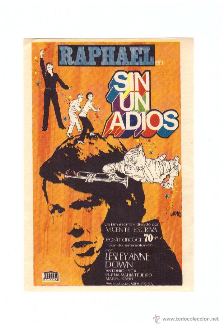 Cine: Sin un Adios. Sencillo de Mercurio. - Foto 1