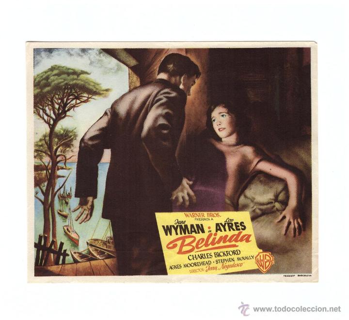  Foglietti di film di film antichi di cinema: Belinda. Sencillo de WB.