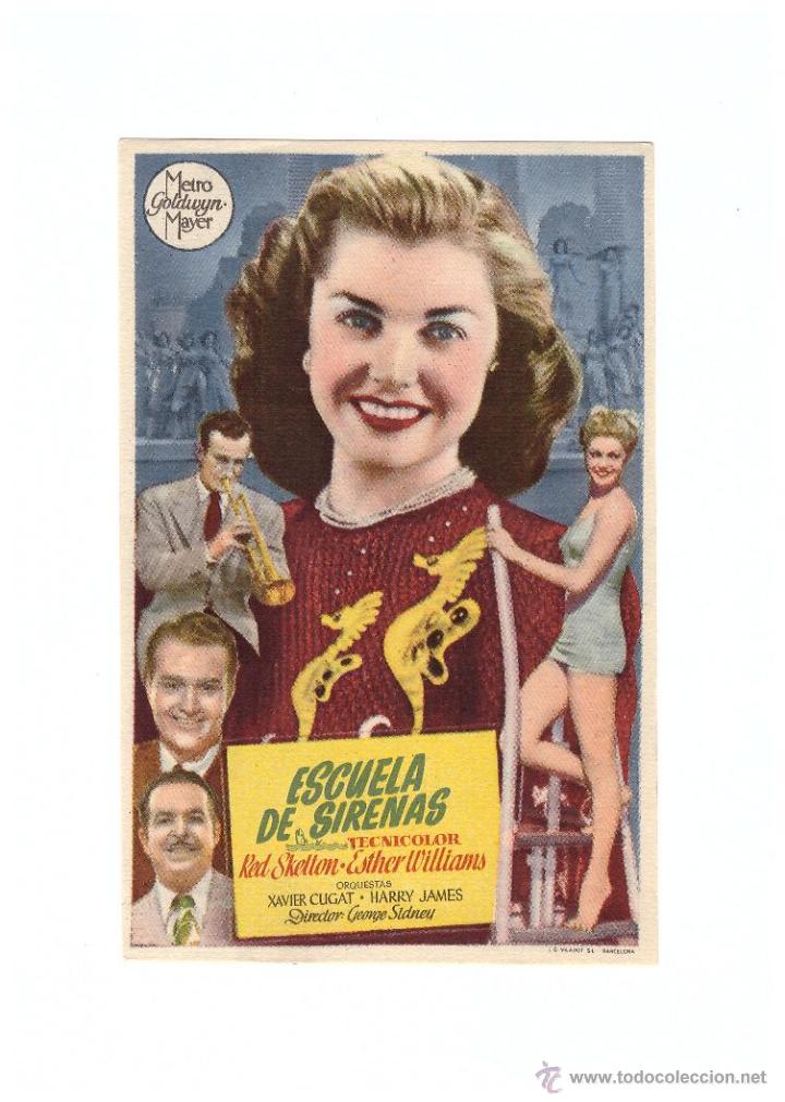 Cine: Escuela de Sirenas. Sencillo de MGM.  &iexcl;IMPECABLE! - Foto 1