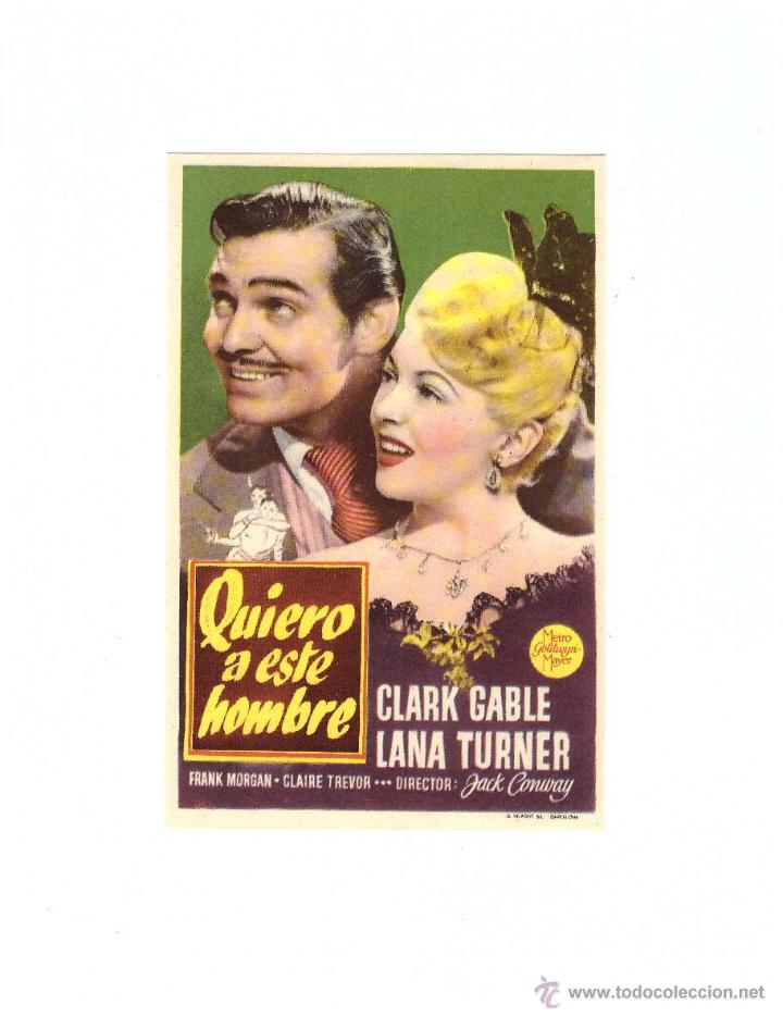 Cine: Quiero a este hombre. Sencillo de MGM. &iexcl;IMPECABLE! - Foto 1