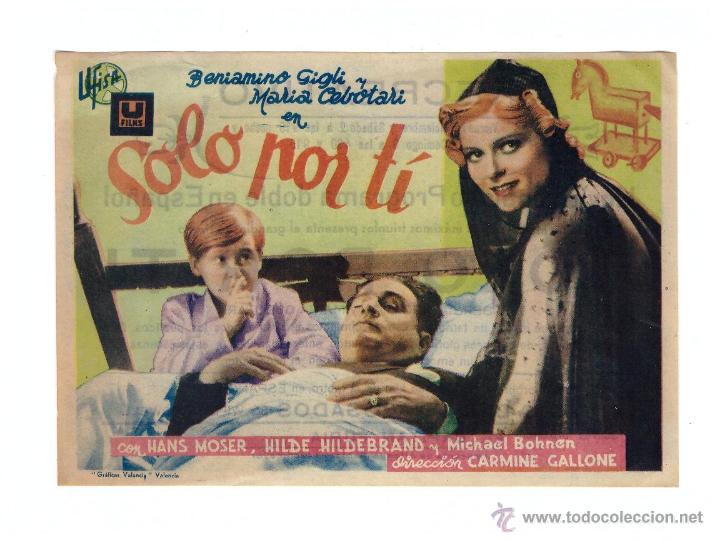 Kino: Solo por t&iacute;. Sencillo de U Films.  Cine Recreativo - Lluchmayor.