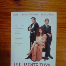 Cine: FIELMENTE TUYA, FOLLETO TARJETA POSTAL DE 1996. CHER, RYAN O'NEAL. NUEVA, SIN USO. Lote 52298570