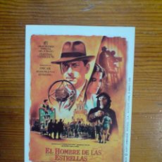 Cine: EL HOMBRE DE LAS ESTRELLAS, FOLLETO TARJETA POSTAL DE 1995. DE GIUSEPPE TORNATORE. NUEVA, SIN USO