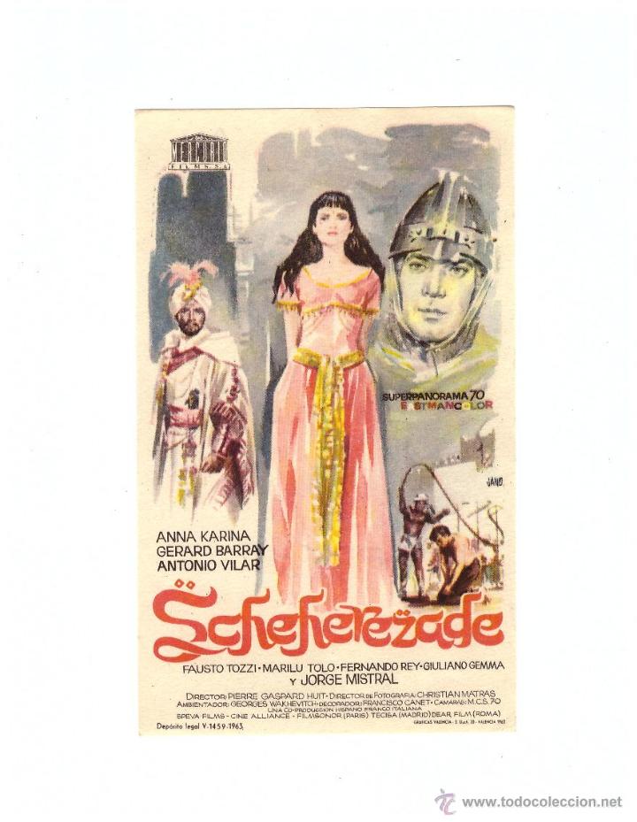Cine: Scheherezade. Sencillo de Mercurio.  Cine Rex. - Foto 1