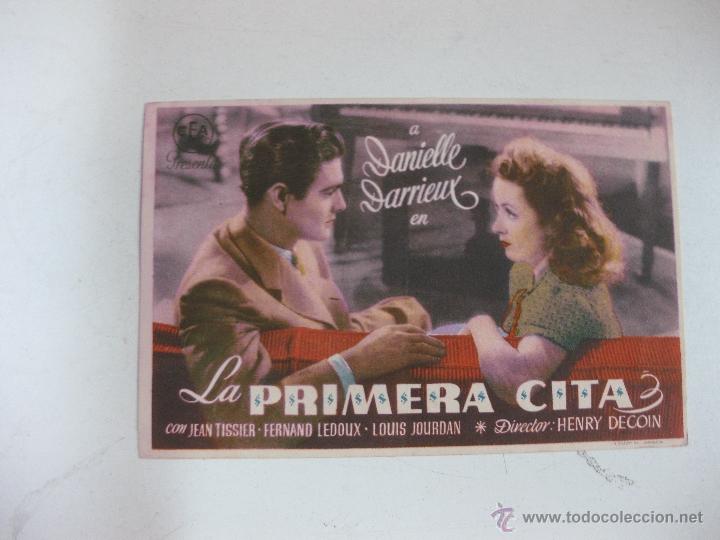 Cine: PROGRAMA DE CINE LA PRIMERA CITA. DANIELLE DARRIEUX. - Foto 1