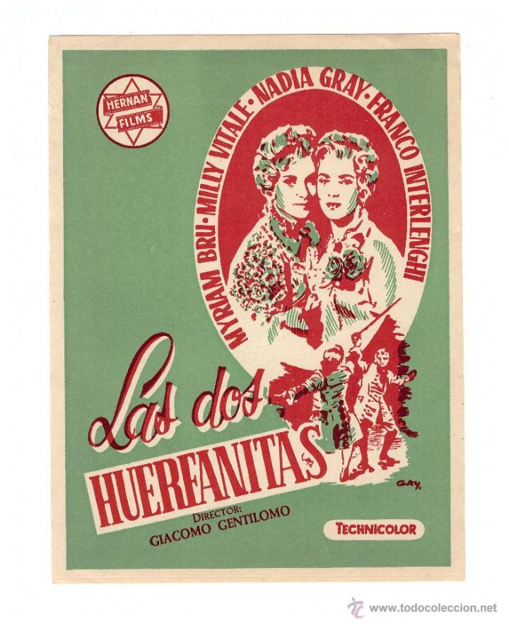 Kino: Las dos Huerfanitas. Sencillo de Hernan Films.