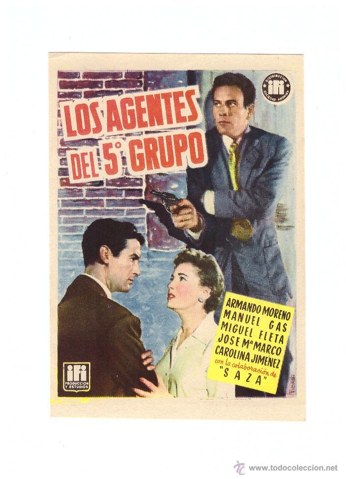 Cine: Los Agentes de 5&ordm; Grupo. Sencillo de Ifi.  &iexcl;IMPECABLE! - Foto 1