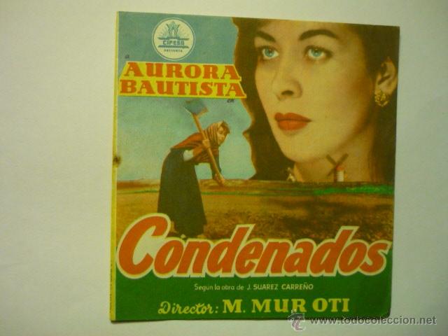 Cine: programa doble condenados.-autora bautista-publicidad