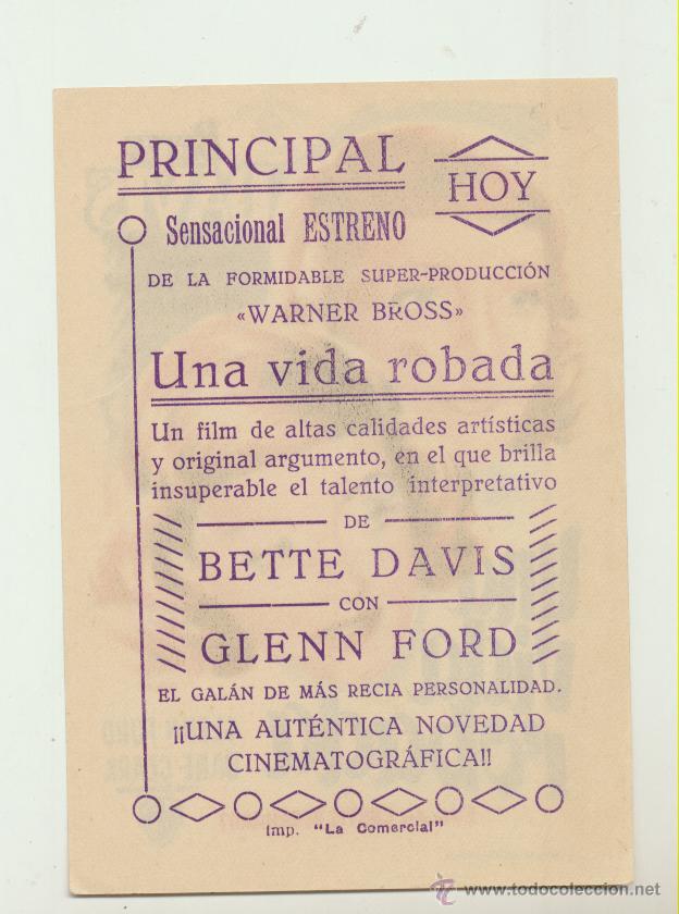 Cine: Una Vida robada. Sencillo de WB. Cine Principal.  &iexcl;IMPECABLE! - Foto 2