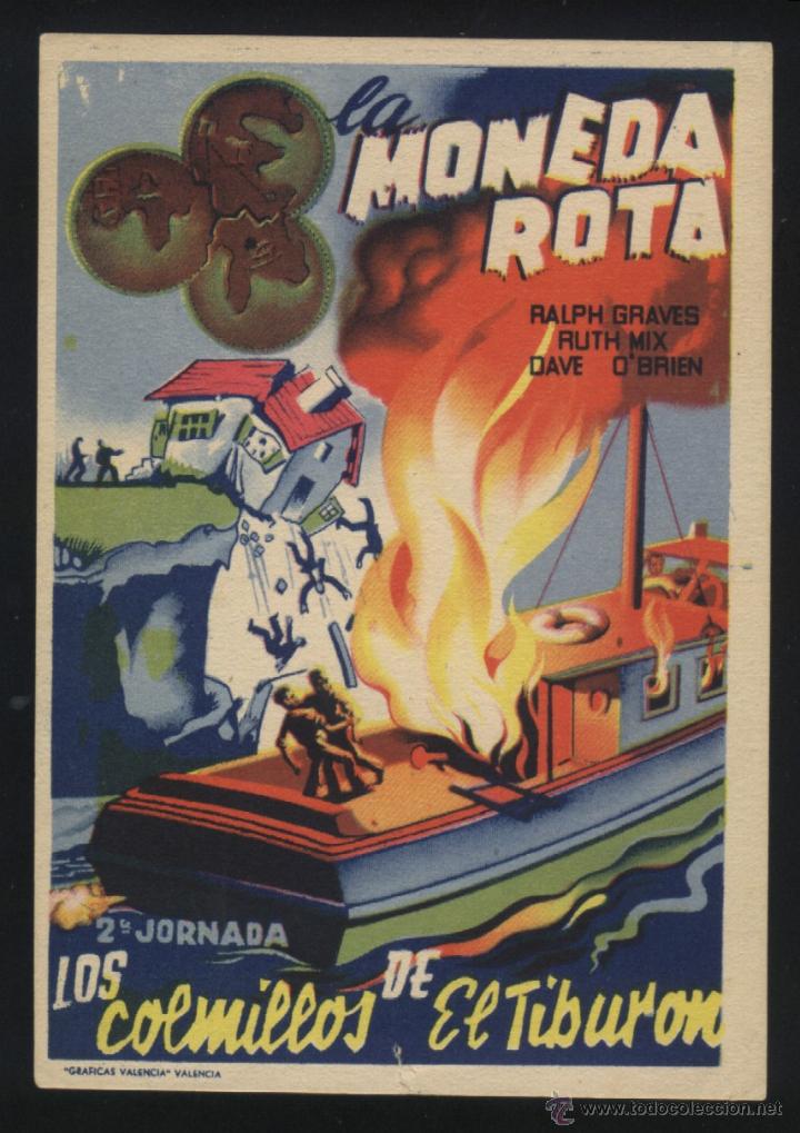 Kino: Q-05768- LA MONEDA ROTA (The Black Coin) (2&ordf; JORNADA: LOS COLMILLOS DE EL TUBURON) Ralph Graves