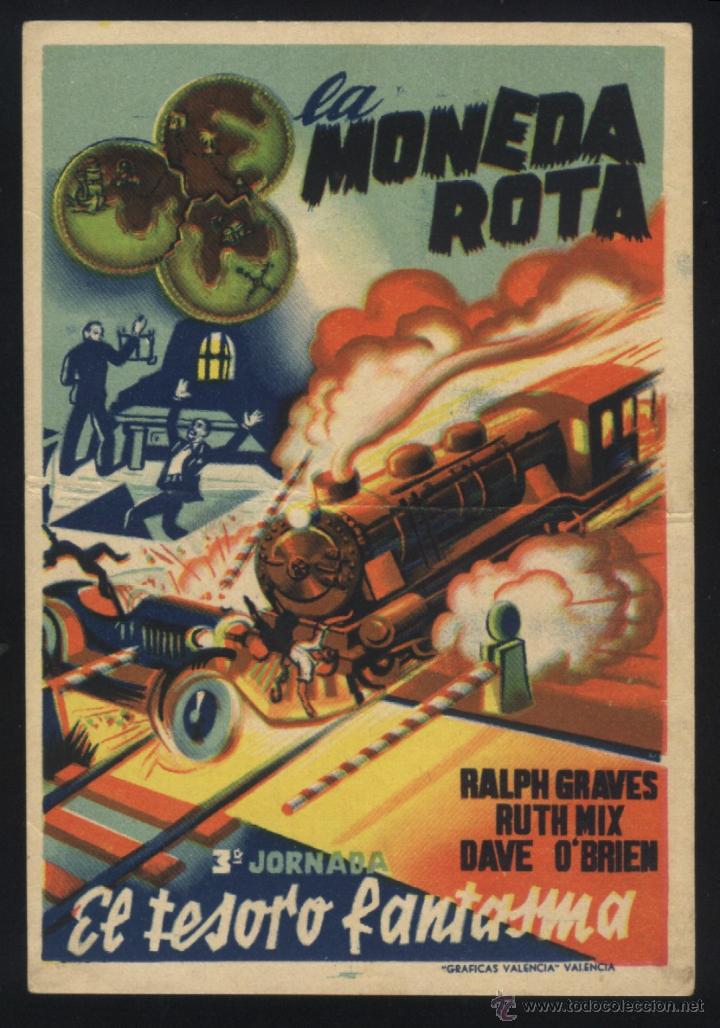 Kino: Q-05769- LA MONEDA ROTA (The Black Coin) (3&ordf; JORNADA: EL TESORO FANTASMA) Ralph Graves - Ruth Mix