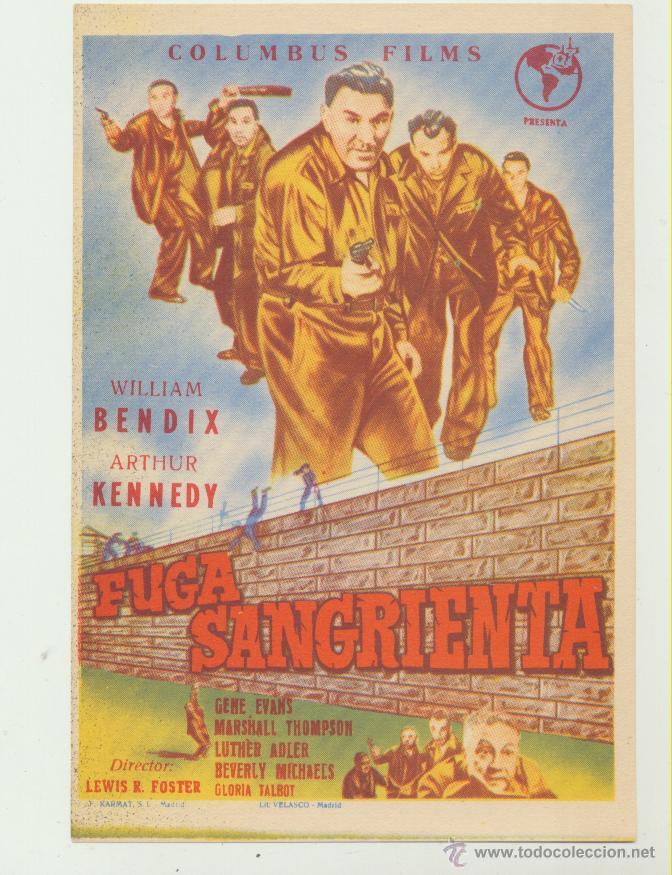 Cine: Fuga Sangrienta. Sencillo de Columbus. - Foto 1