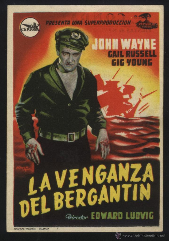 Kino: Q-05771- LA VENGANZA DEL BERGANTIN (Wake of the Red Witch) (CINE CONDAL -SALLENT) John Wayne