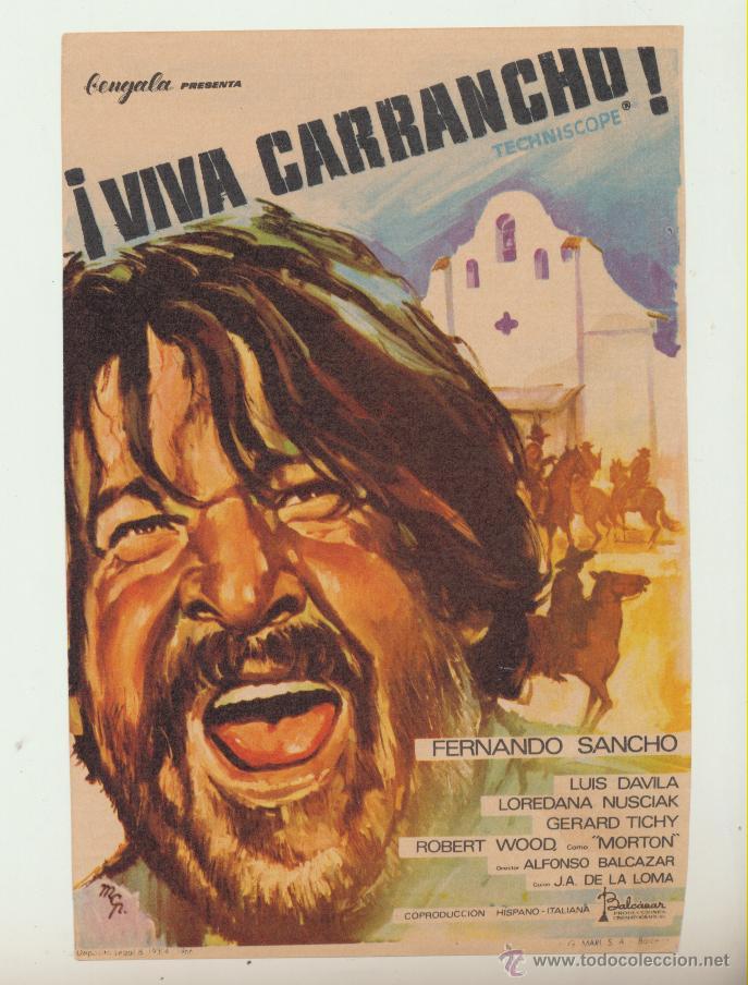 Cine: &iexcl;Viva Carrancho! Sencillo de Bengala. - Foto 1