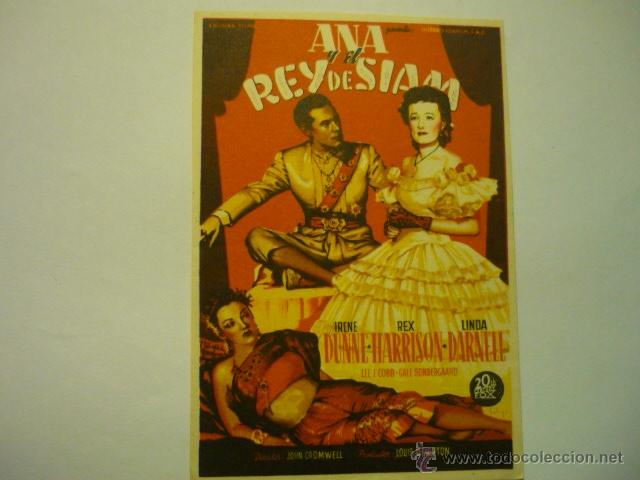 Cine: PROGRAMA ANA Y EL REY DE SIAM.-IRENE DUNNE-REX HARRISON - Foto 1
