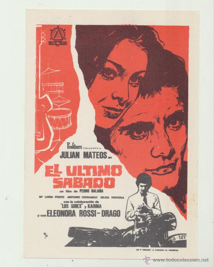 Cine: El &uacute;ltimo S&aacute;bado. Sencillo de Delta Films. &iexcl;IMPECABLE! - Foto 1