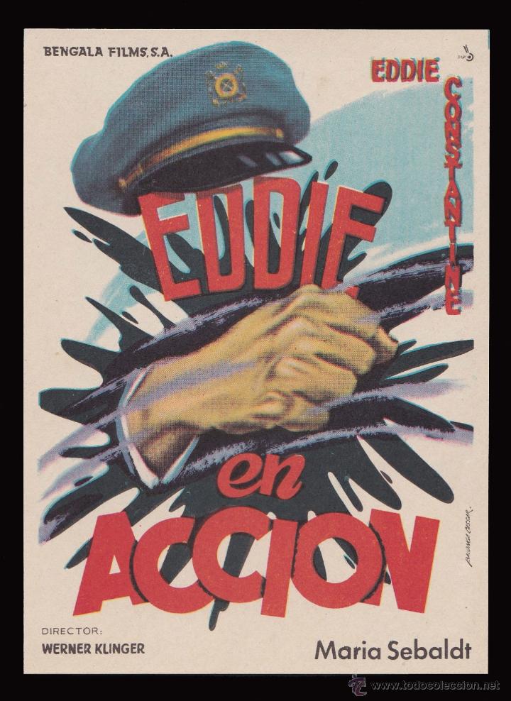 Cine: *** EDDIE EN ACCI&Oacute;N. PROGRAMA SENCILLO SIN PUBLICIDAD !! IMPECABLE !! *** - Foto 1