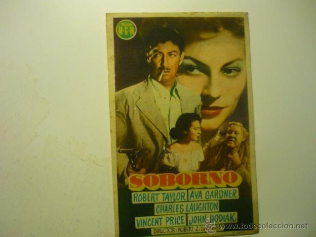 Cine: PROGRAMA SOBORNO.-ROBERT TAYLOR- CINE goya-mequinenza - Foto 1
