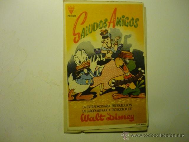 Cine: PROGRAMA SALUDOS AMIGOS.-WALT DINEY PUBLICIDAD BB - Foto 1