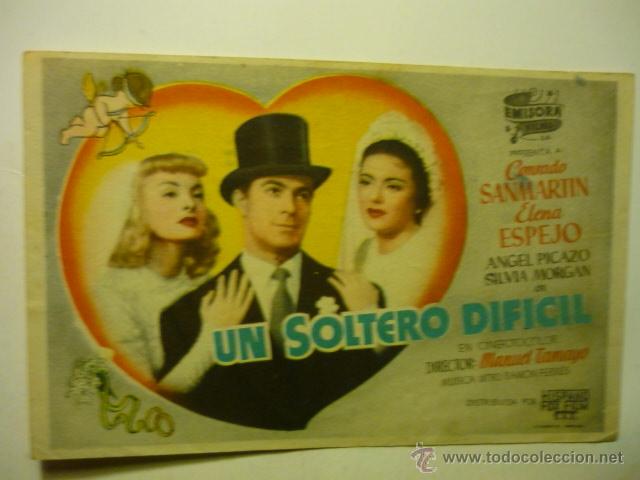 Cine: PROGRAMA UN SOLTERO DIFICIL.-CONRADO SANMARTIN.- - Foto 1