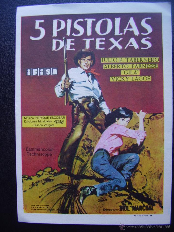Cine: 5 PISTOLAS DE TEXAS - Foto 1