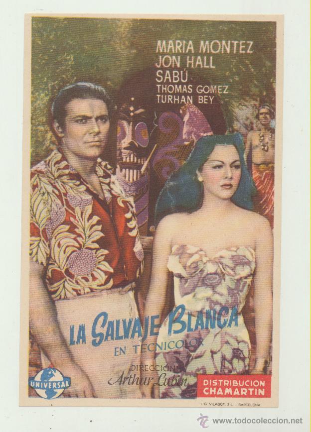 Cine: La Salvaje Blanca. Sencillo de Universal.  &iexcl;IMPECABLE! - Foto 1