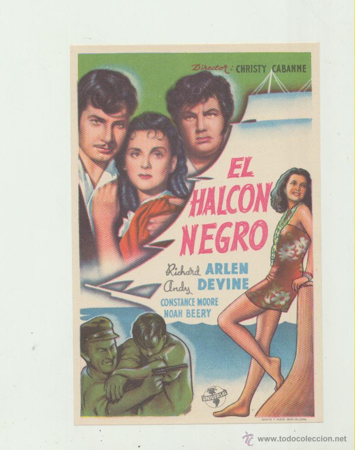 Cine: El Halc&oacute;n Negro. Sencillo de Universal. . &iexcl;IMPECABLE! - Foto 1