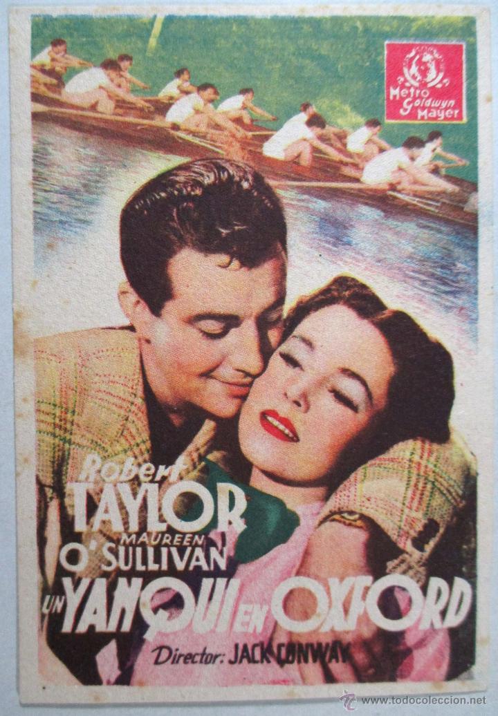 Cine: UN YANKI EN OXFORD , ROBERT TAYLOR , SENCILLO , ORIGINAL , CIP1