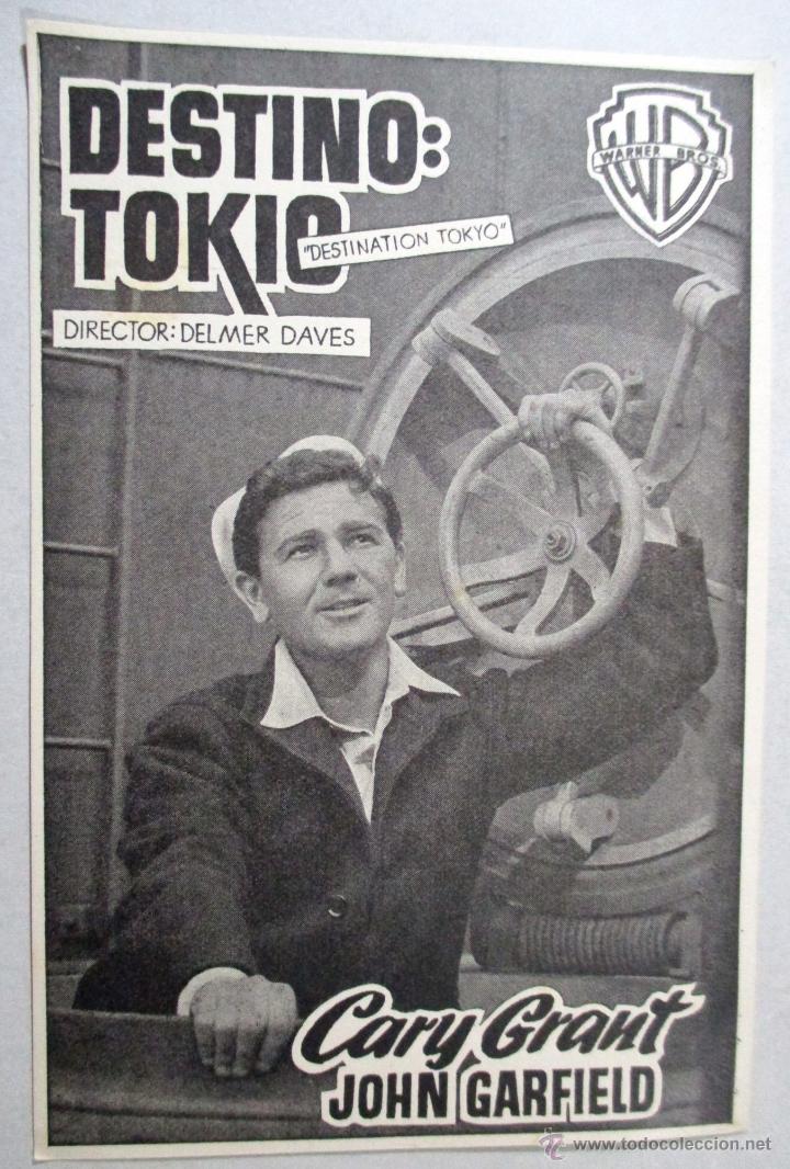 Cine: DESTINO TOKIO , CARY GRANT , SENCILLO , ORIGINAL , CIP7