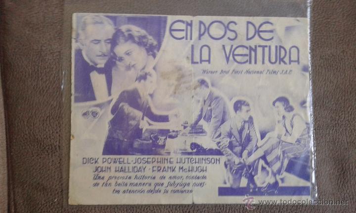 Cine: programa de cine --en pos de la ventura - Foto 2